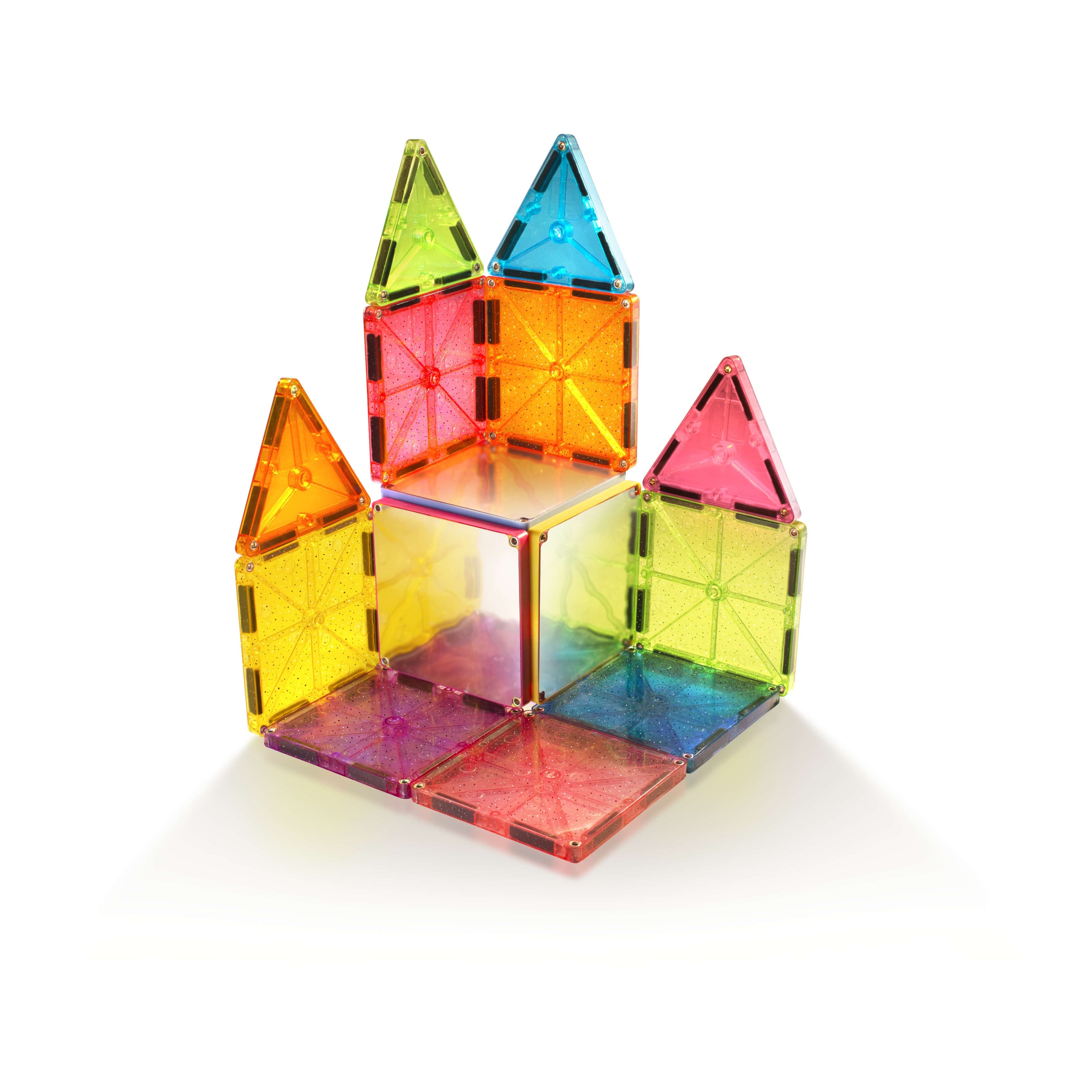 Magna-Tiles-Magna-Tiles Stardust 15 Piece Set - Mixed Colors-18915-Legacy Toys
