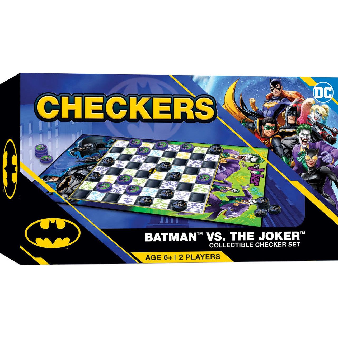 MasterPieces-Batman vs Joker Checkers-42320-Legacy Toys
