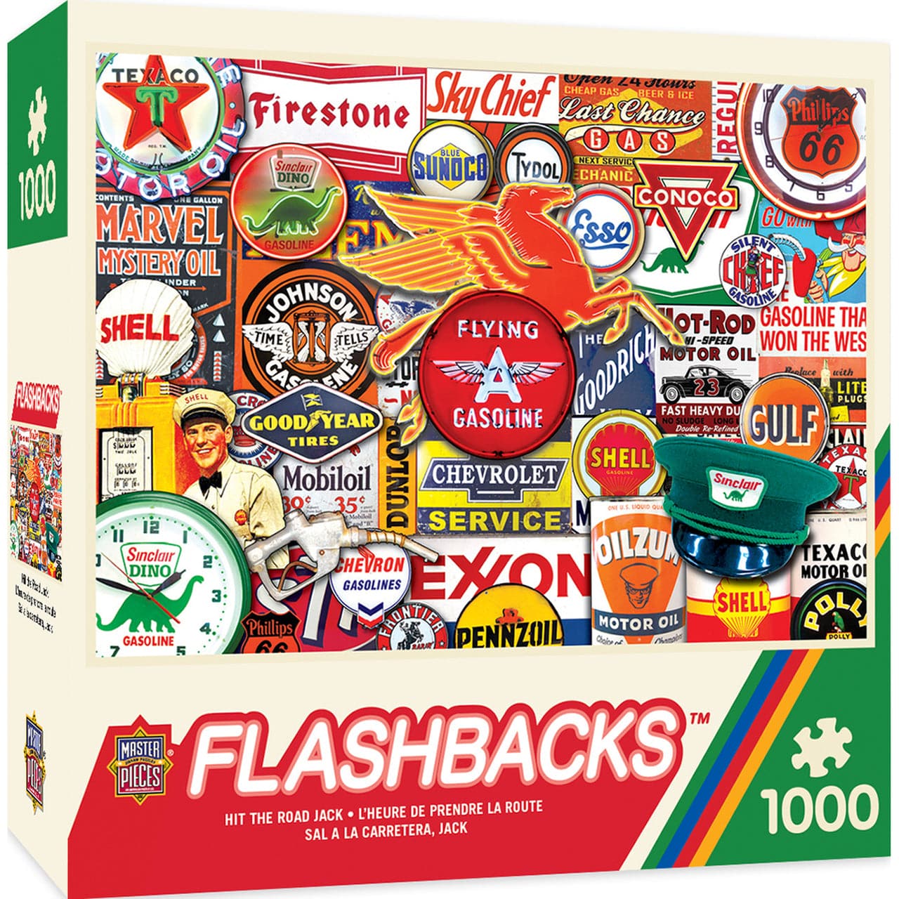 MasterPieces-Flashbacks - Hit the Road Jack - 1000 Piece Puzzle-71834-Legacy Toys
