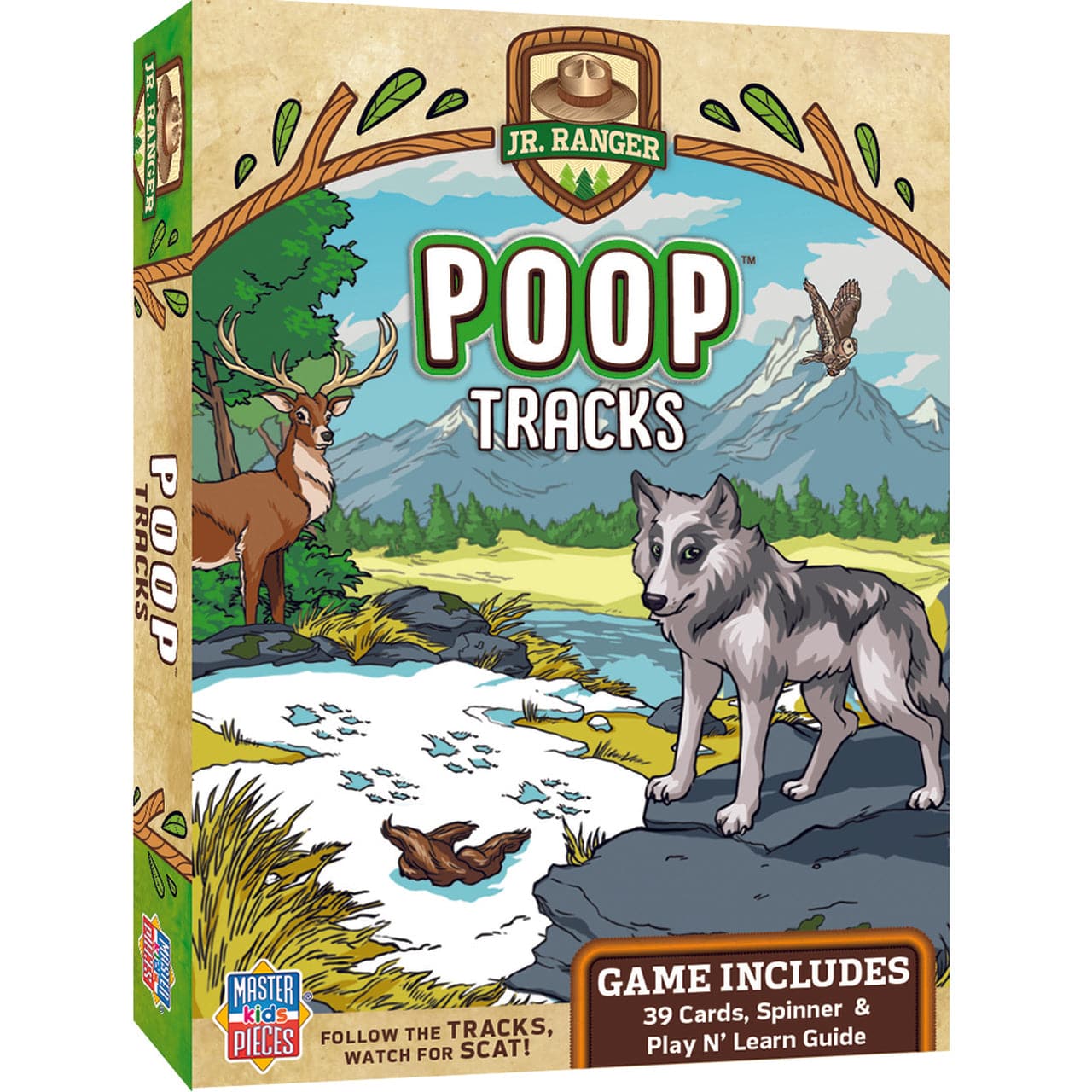 MasterPieces-Jr Ranger Poop Tracks Game-41979-Legacy Toys