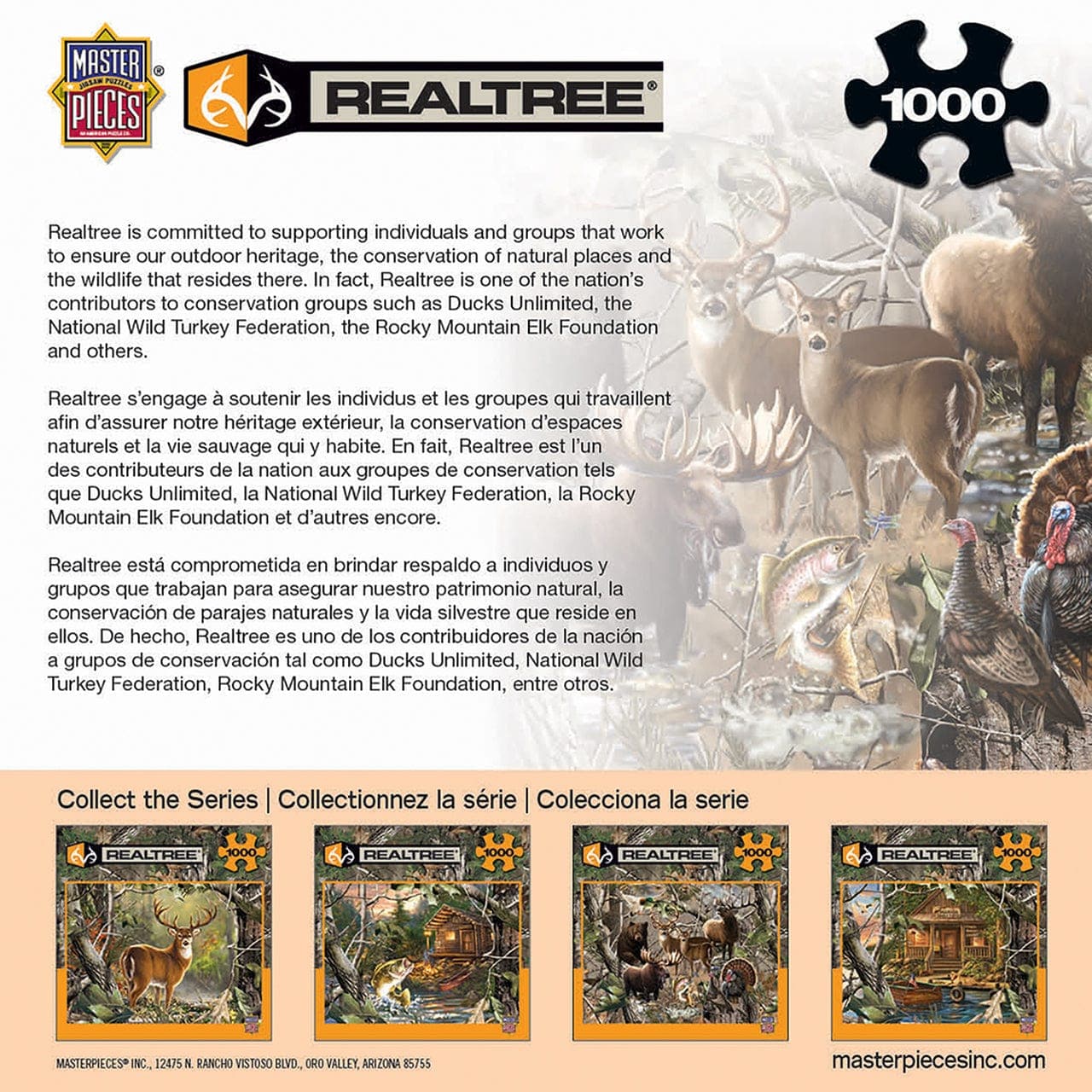 MasterPieces-Realtree - Open Season - 1000 Piece Puzzle-72081-Legacy Toys