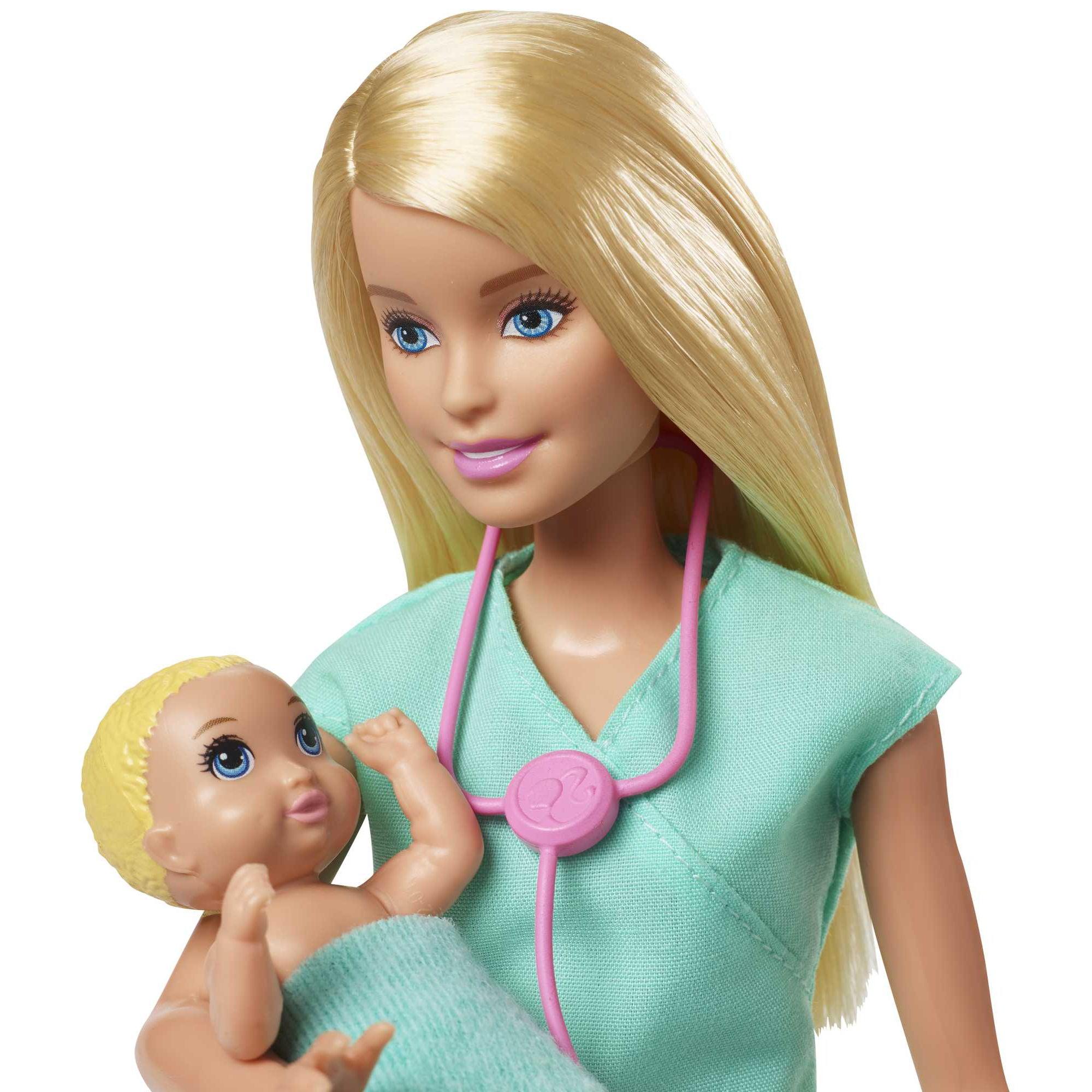 Mattel-Barbie Baby Doctor Doll-GKH23-Legacy Toys