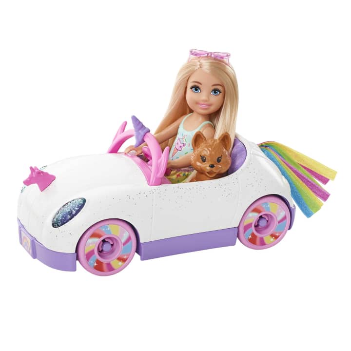 Mattel-Barbie Chelsea Doll & Car-GXT41-Legacy Toys