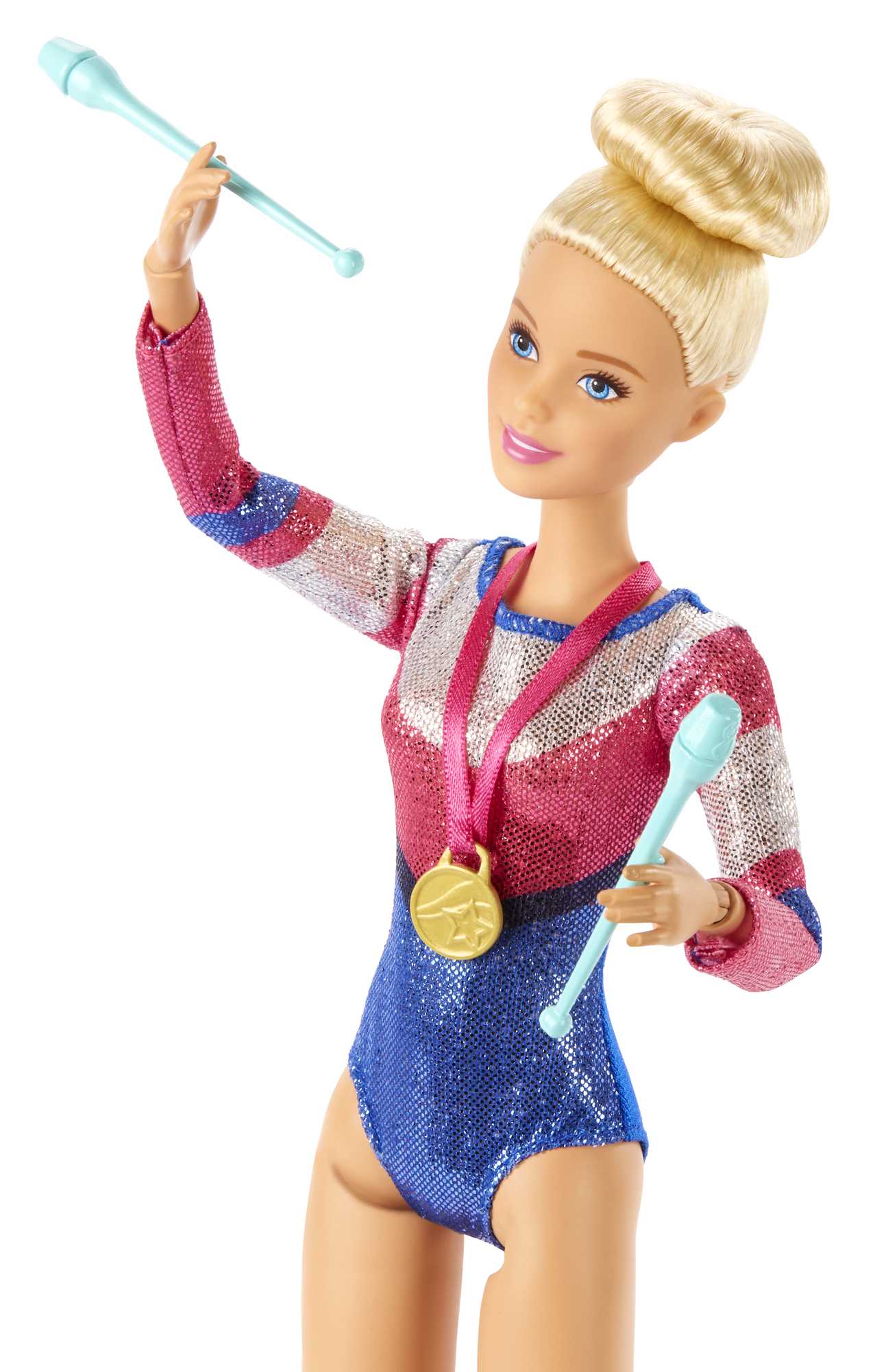 Mattel-Barbie Gymnast Doll And Playset - Blonde-GJM72-Legacy Toys