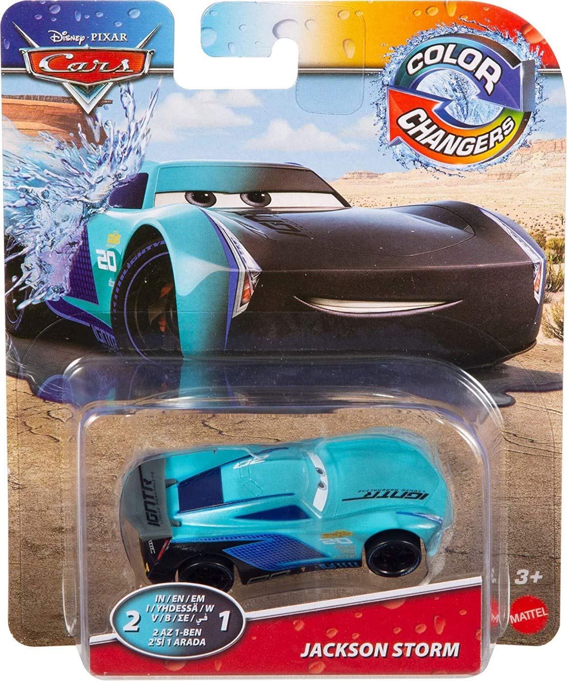Mattel-Disney Pixar Cars Color Changers-GNY99-Jackson Storm-Legacy Toys