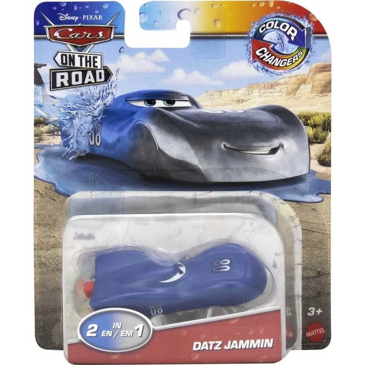 Mattel-Disney Pixar Cars Color Changers-HHY91-Datz Jammin-Legacy Toys