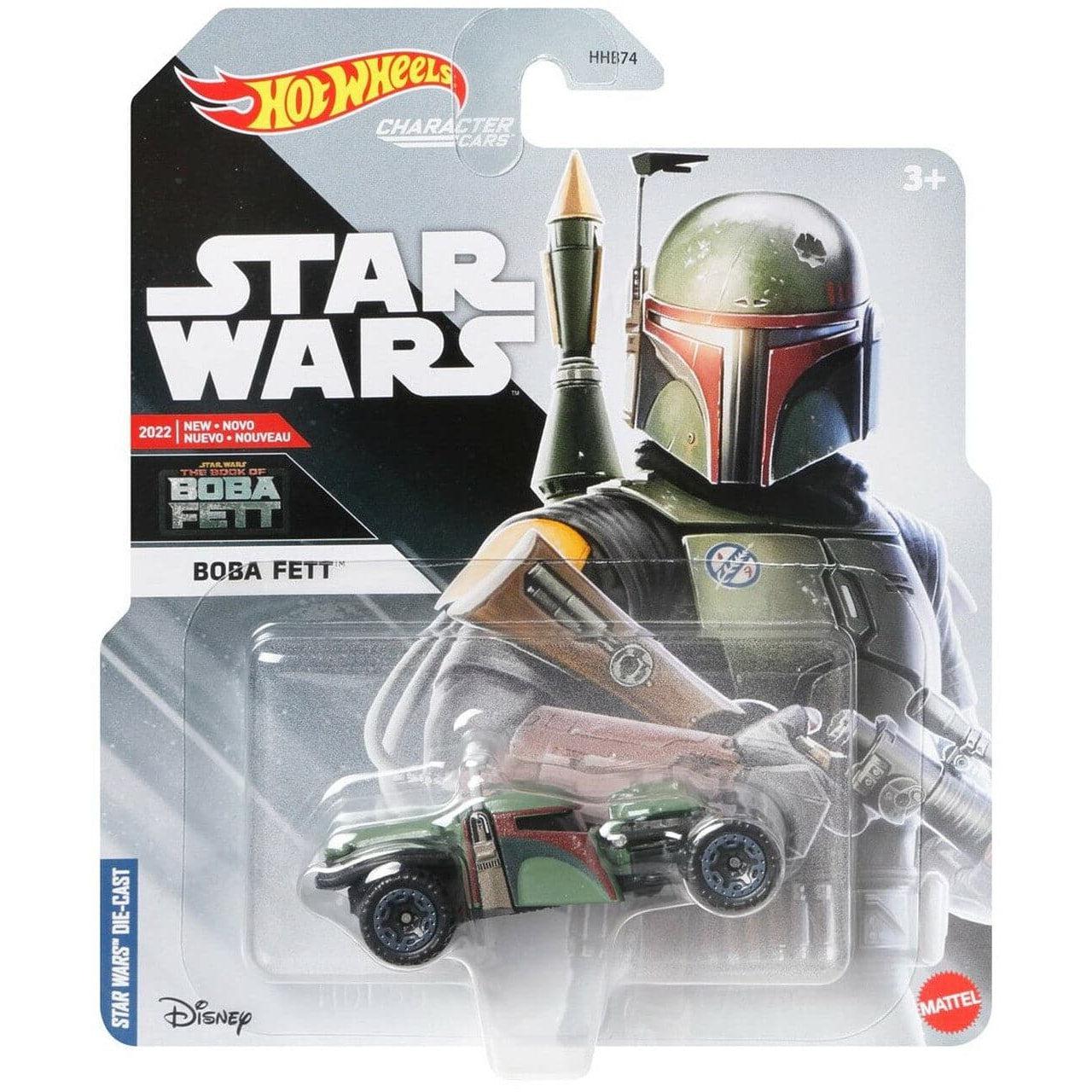 Mattel-Hot Wheels Star Wars Character Cars-HDL55-Boba Fett-Legacy Toys
