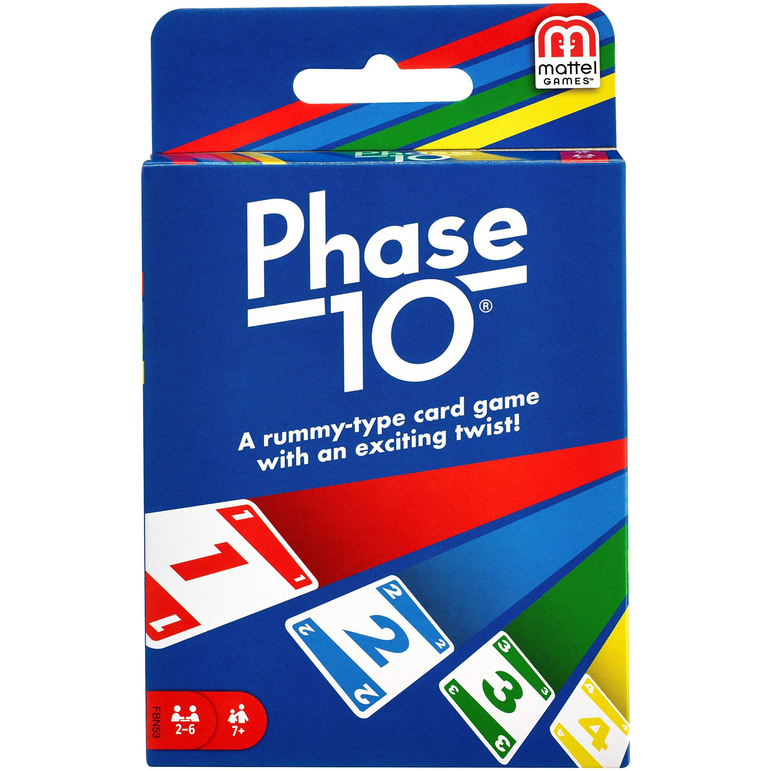Mattel-Phase 10 Card Game-W4729-Legacy Toys