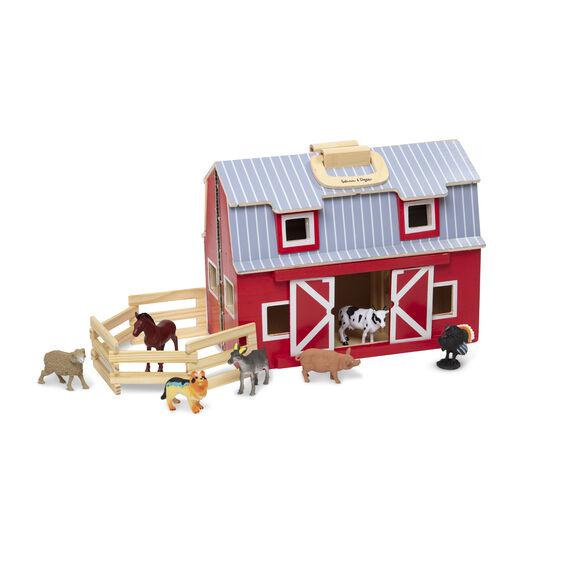 Melissa & Doug-Fold and Go Barn-50569-Legacy Toys