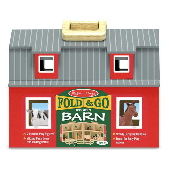 Melissa & Doug-Fold and Go Barn-50569-Legacy Toys