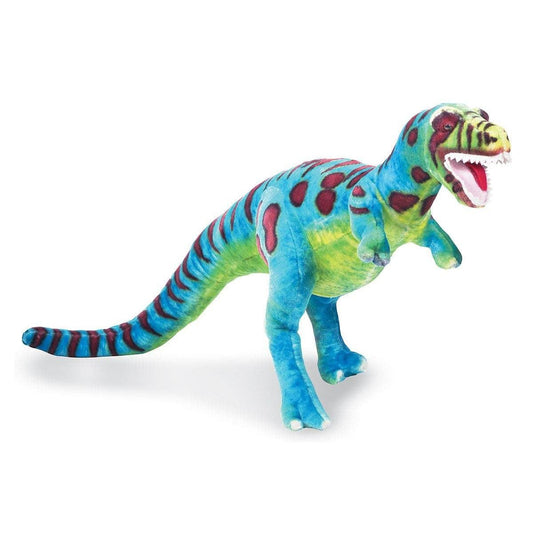 Melissa & Doug-T-Rex Dinosaur - Lifelike Animal Giant Plush-2149-Legacy Toys