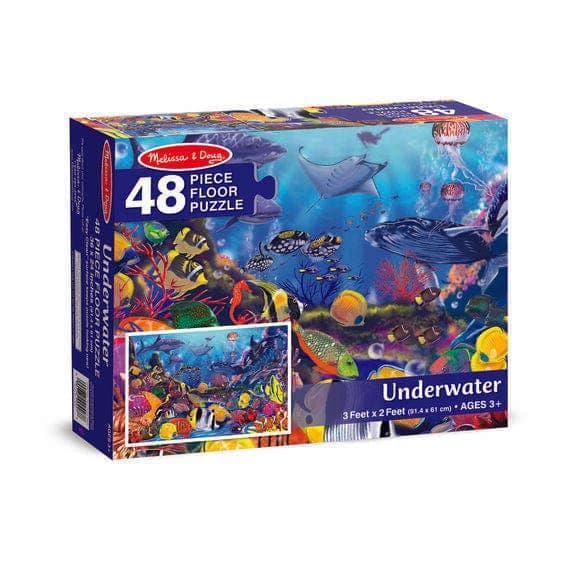 Melissa & Doug-Underwater Floor Puzzle - 48 Pieces-0427-Legacy Toys