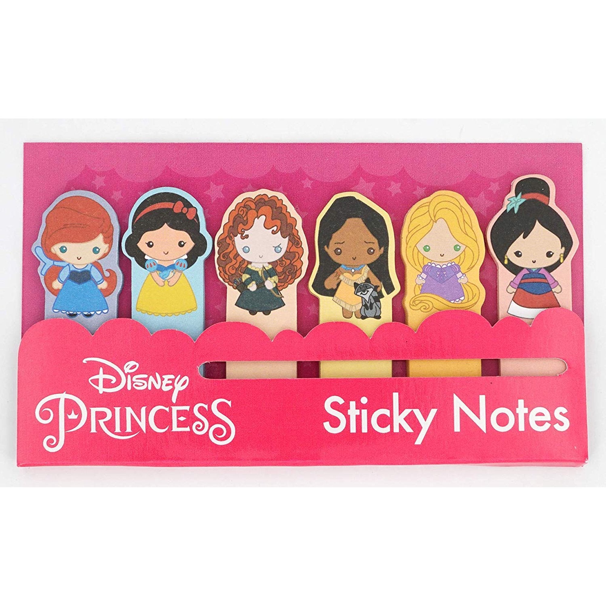 Monogram-Disney Princess Series 2 Sticky Notes 6 Piece Set (30 Sheets x 6)-86189-Legacy Toys