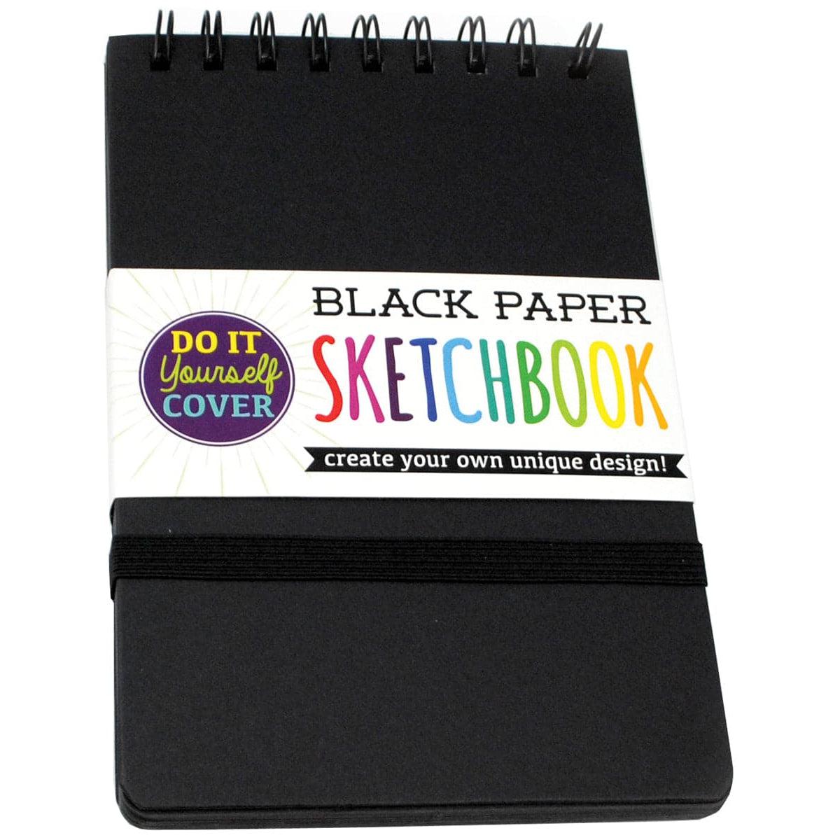 Ooly-Black DIY Cover Sketchbook - Small-118-102-Legacy Toys