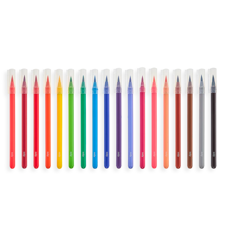 Ooly-Chroma Blends Watercolor Brush Markers - Set of 18-130-057-Legacy Toys