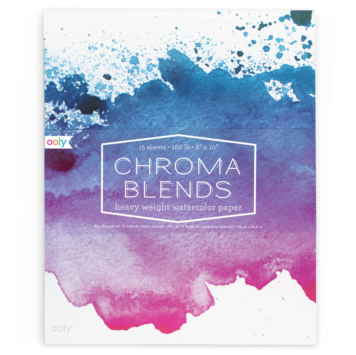 Ooly-Chroma Blends Watercolor Paper-118-196-Legacy Toys