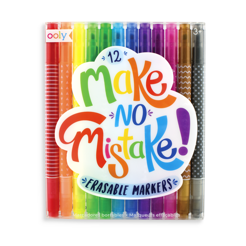 Ooly-Make No Mistake Erasable Markers-130-046-Legacy Toys