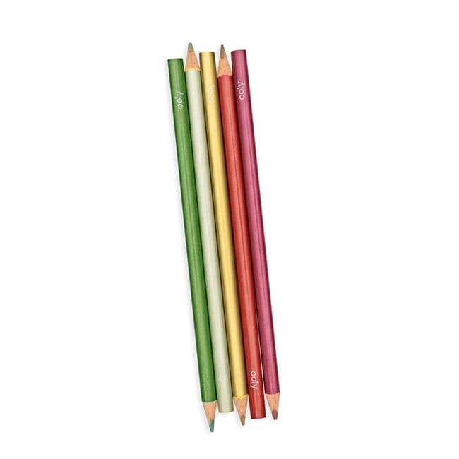 Ooly-Modern Metallics Colored Pencils-128-111-Legacy Toys