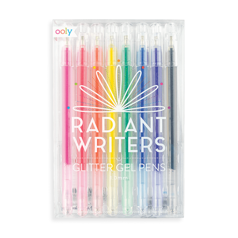 Ooly-Radiant Writers Glitter Gel Pens-132-090-Legacy Toys