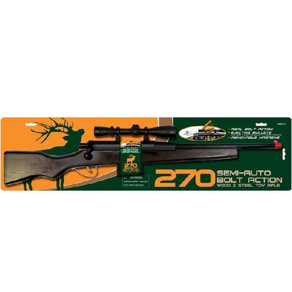 Parris Toys-Kids 270 Camo Bolt Action Rifle, includes 28