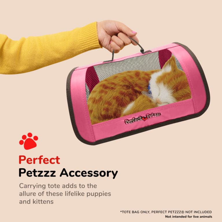 Perfect Petzzz-Perfect Petzzz Tote - Pink-YP97-12-Legacy Toys