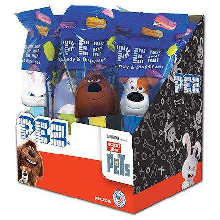 PEZ Candy-Pez Blister Card Dispenser - Secret Life of Pets - Assorted Styles-79616-Legacy Toys