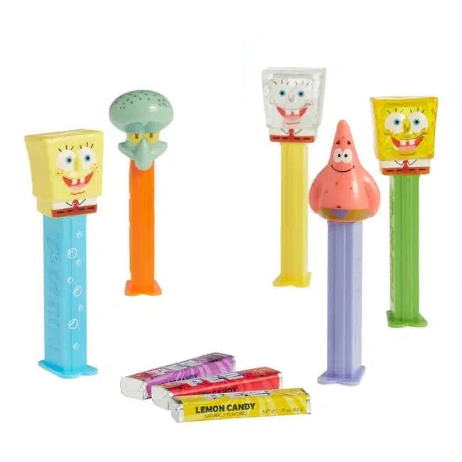 PEZ Candy-Pez Blister Card Dispenser - SpongeBob - Assorted Styles-79424-Legacy Toys