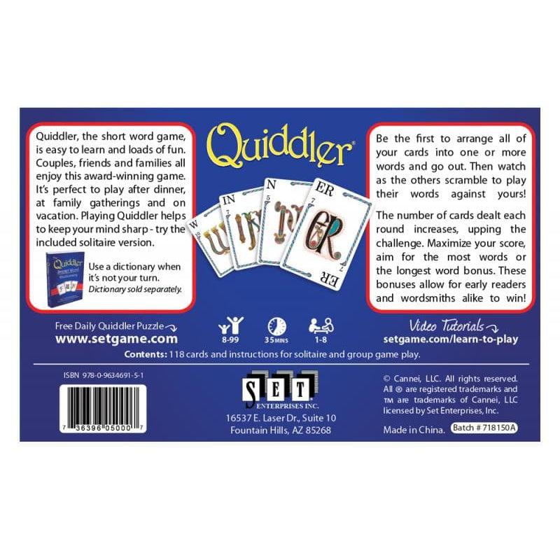 Play Monster-Quiddler Card Game-5000-Legacy Toys