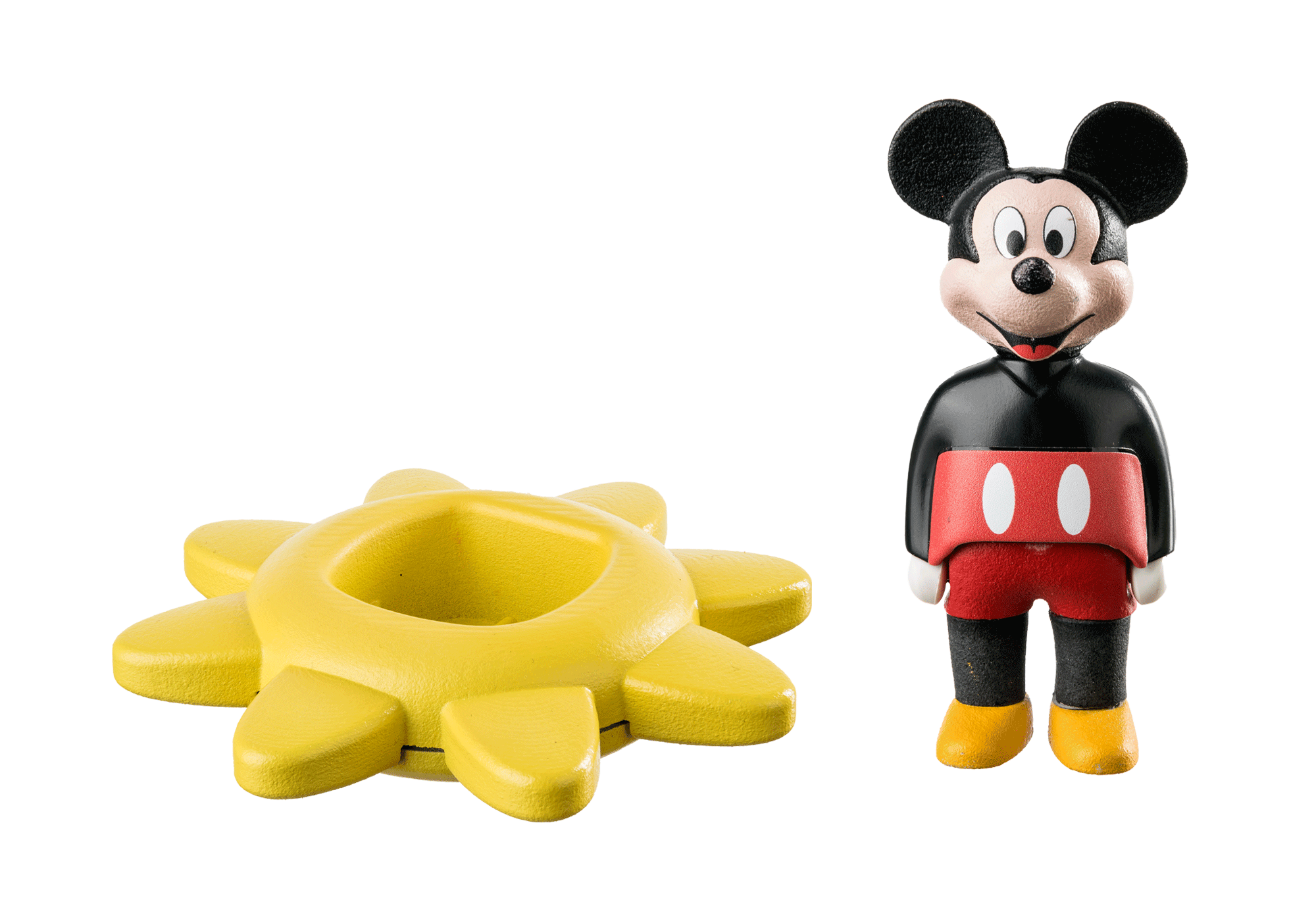 Playmobil-1.2.3. & Disney: Mickey's Spinning Sun w/Rattle-71321-Legacy Toys