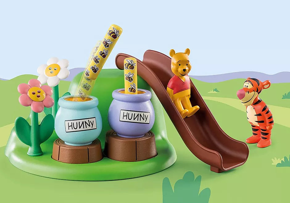 Playmobil-1.2.3. & Disney: Winnie the Pooh & Tigger's Bee Garden-71317-Legacy Toys