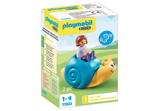 Playmobil-1.2.3. Rocking Snail-71322-Legacy Toys