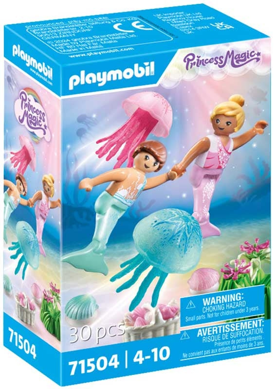 Playmobil-Mermaid Children with Jellyfish-71504-Legacy Toys