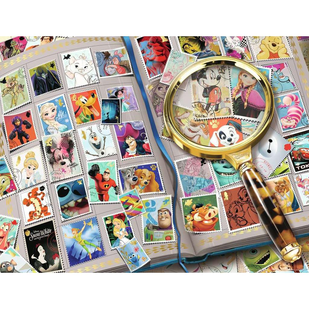 Ravensburger-Disney Stamp Album 2000 Piece Puzzle-16706-Legacy Toys