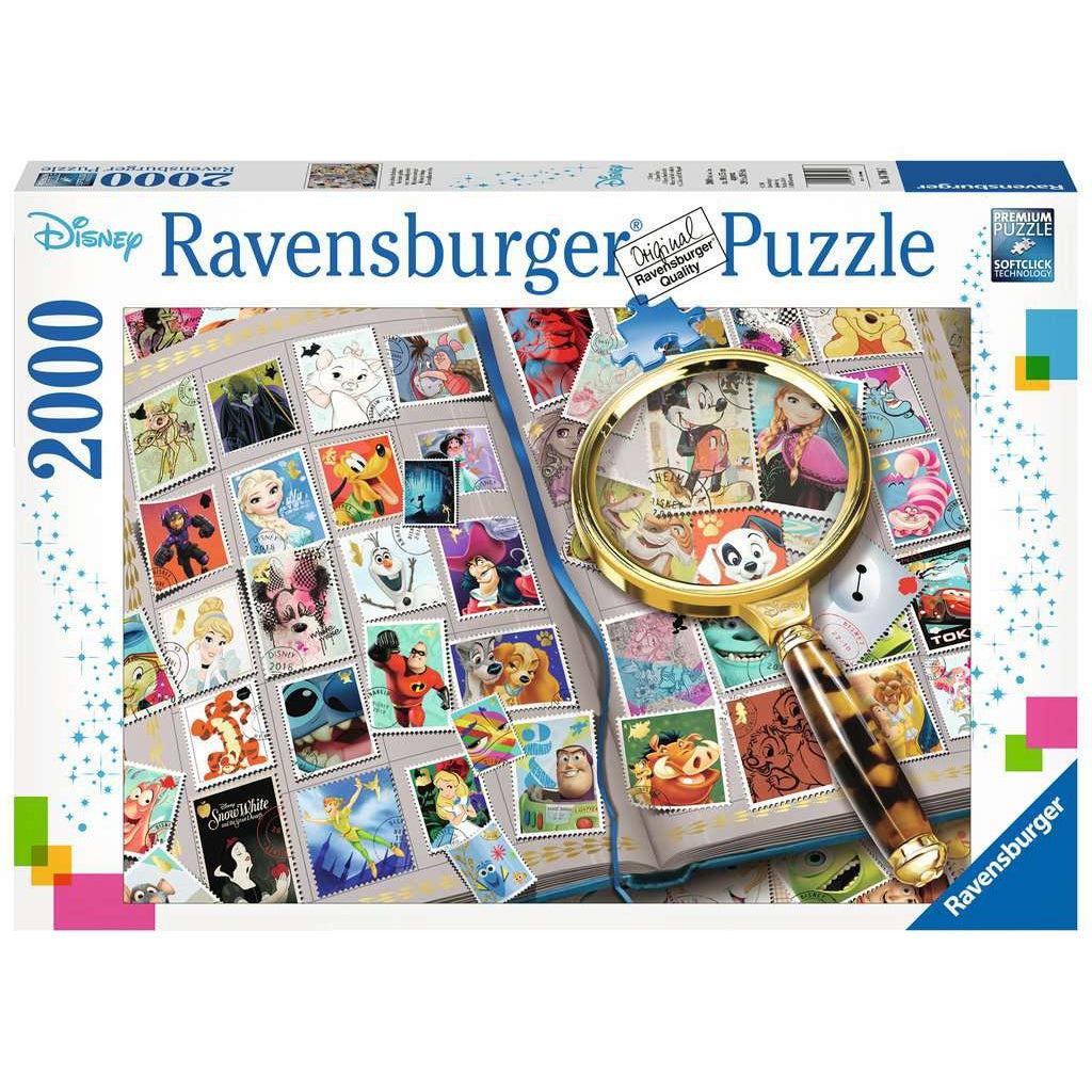 Ravensburger-Disney Stamp Album 2000 Piece Puzzle-16706-Legacy Toys