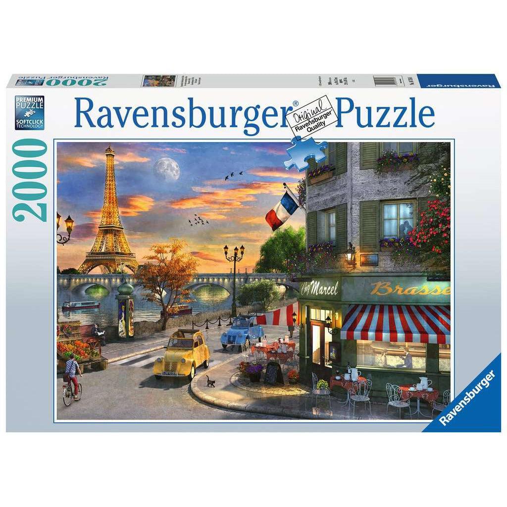 Ravensburger-Paris Sunset 2000 Piece Puzzle-16716-Legacy Toys