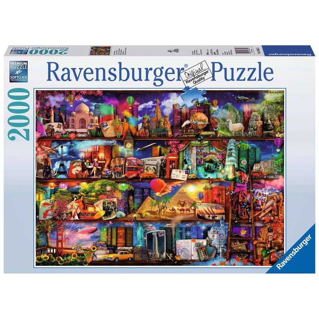 Ravensburger-World of Books 2000 Piece Puzzle-16685-Legacy Toys