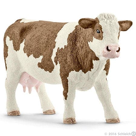Schleich-Simmental Cow-13801-Legacy Toys