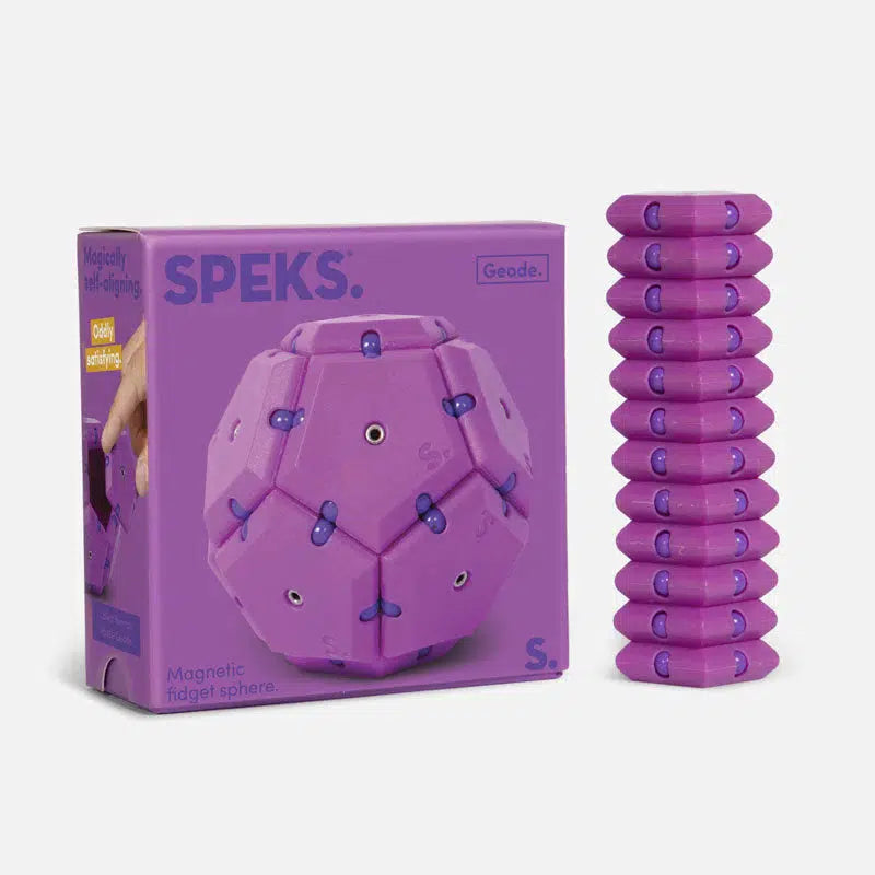 Speks-Speks Geode Magnetic Fidget-GEODE12RAZZLE-Razzle-Legacy Toys