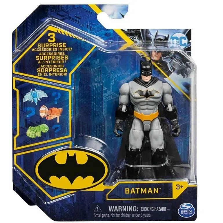 Batman: 4 Action Figure with 3 Mystery Accessories Assortment Hi-Tech Batman