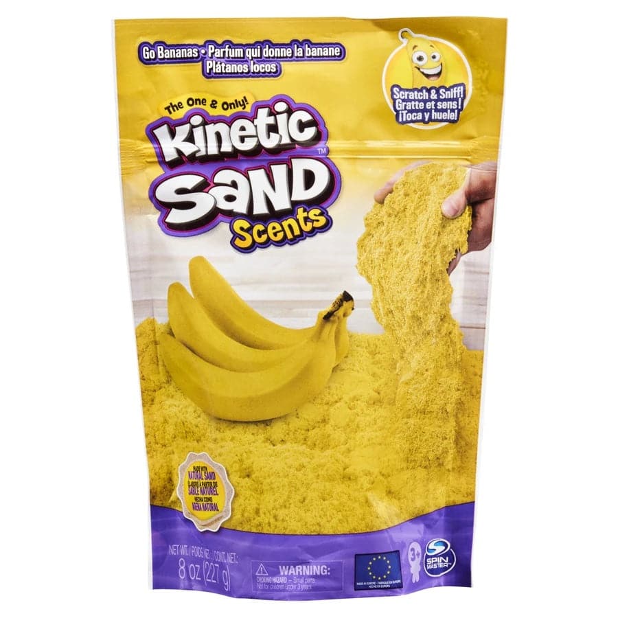 Spin Master-Kinetic Sand 8 oz Scented Sand Assortment-12082-Go Bananas-Legacy Toys