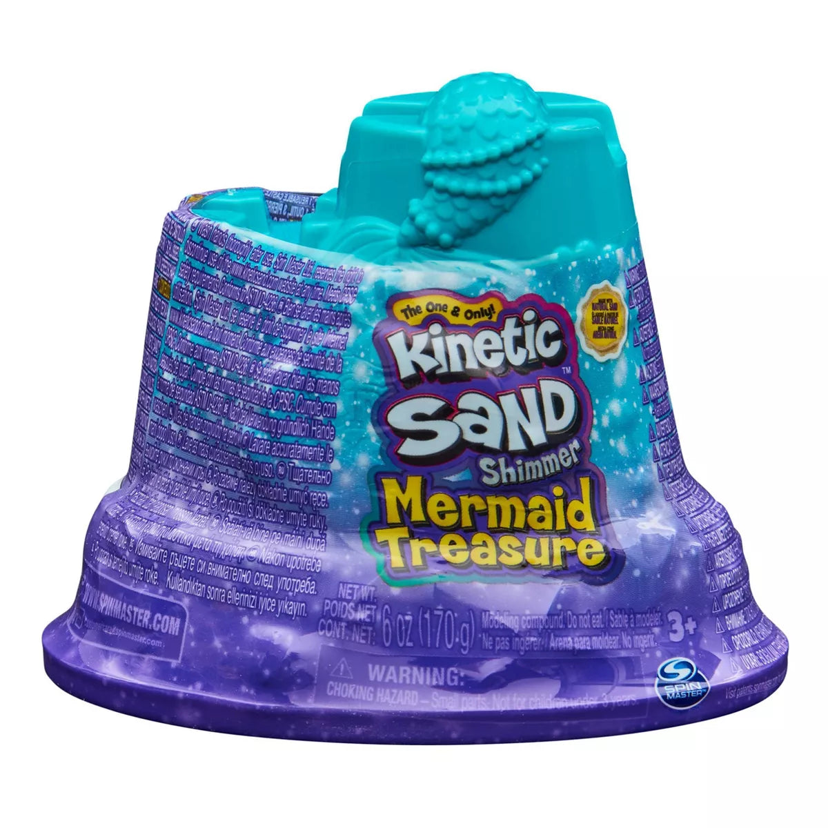 Spin Master-Kinetic Sand Mermaid Treasure-6064334-Legacy Toys