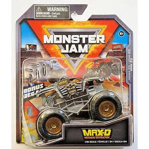 Spin Master-Monster Jam Series 22 - 1:64 Scale Monster Truck Die-Cast Vehicle-20130625-Max-D-Legacy Toys