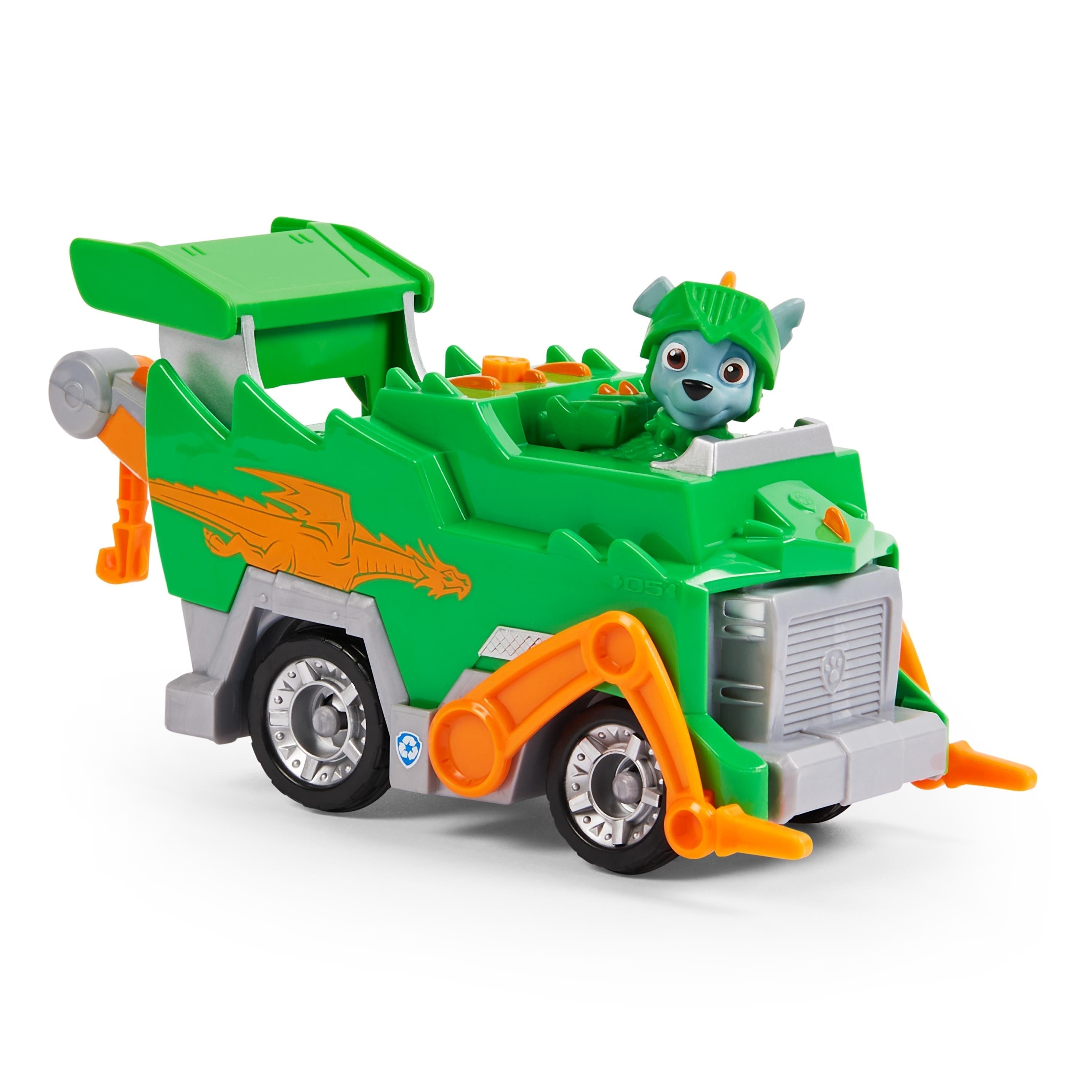 Spin Master-PAW Patrol: Rescue Knights - Rocky Deluxe Vehicle-20133698-Barcode 1-Legacy Toys