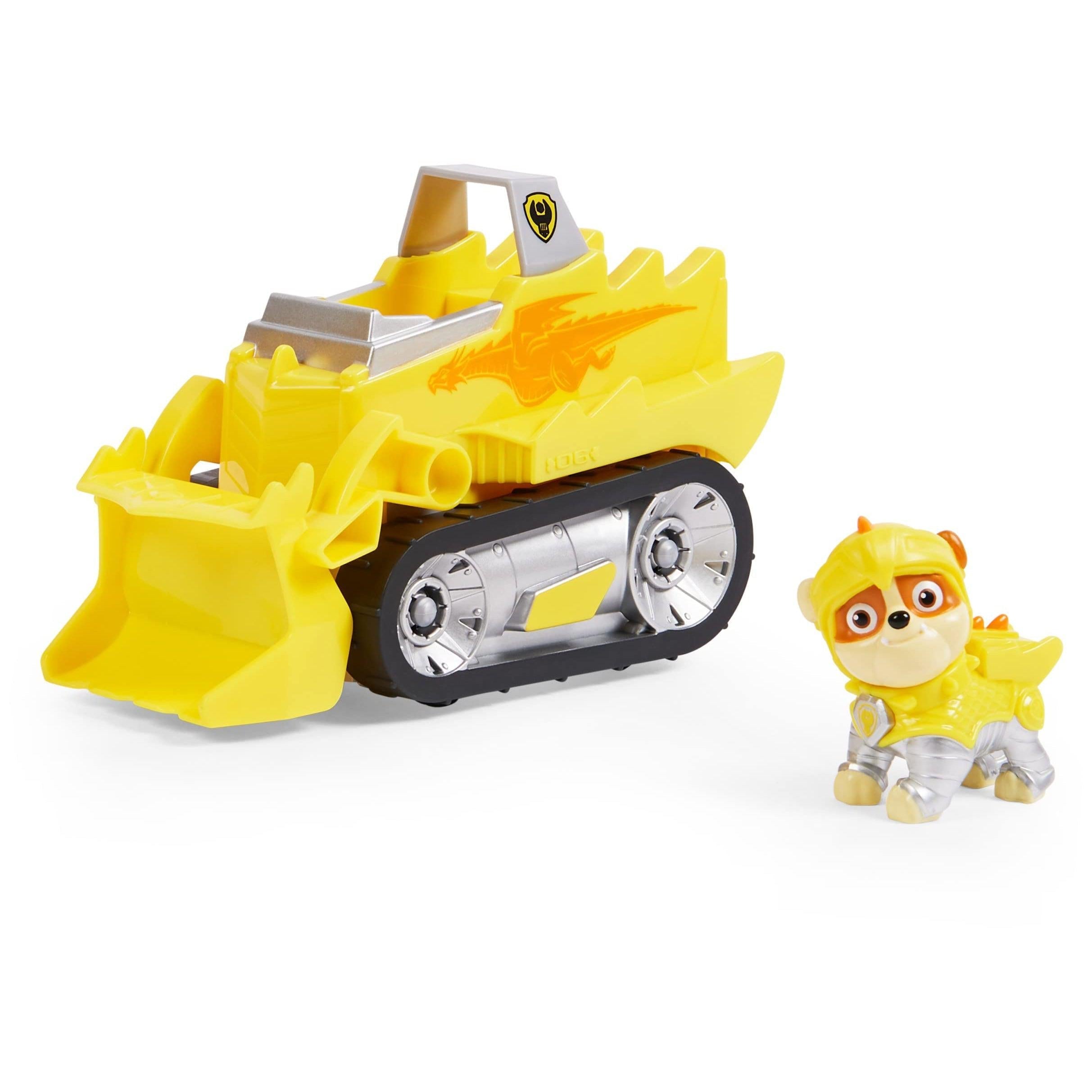 Spin Master-PAW Patrol: Rescue Knights - Rubble Deluxe Vehicle-20133699-Barcode 1-Legacy Toys