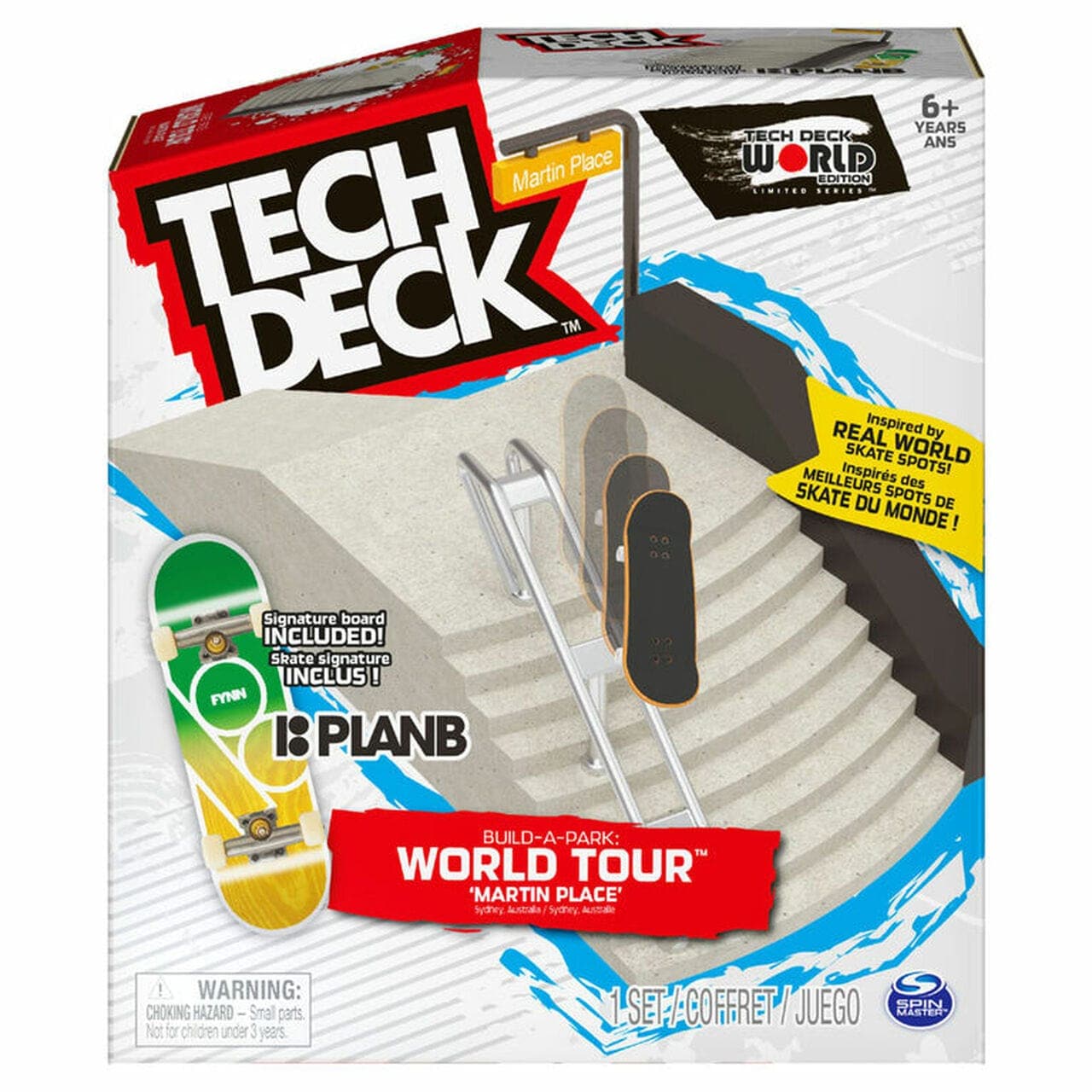 Spin Master-Tech Deck Build a Park Ramps World Tour Assortment-20127126-Martin Place-Legacy Toys