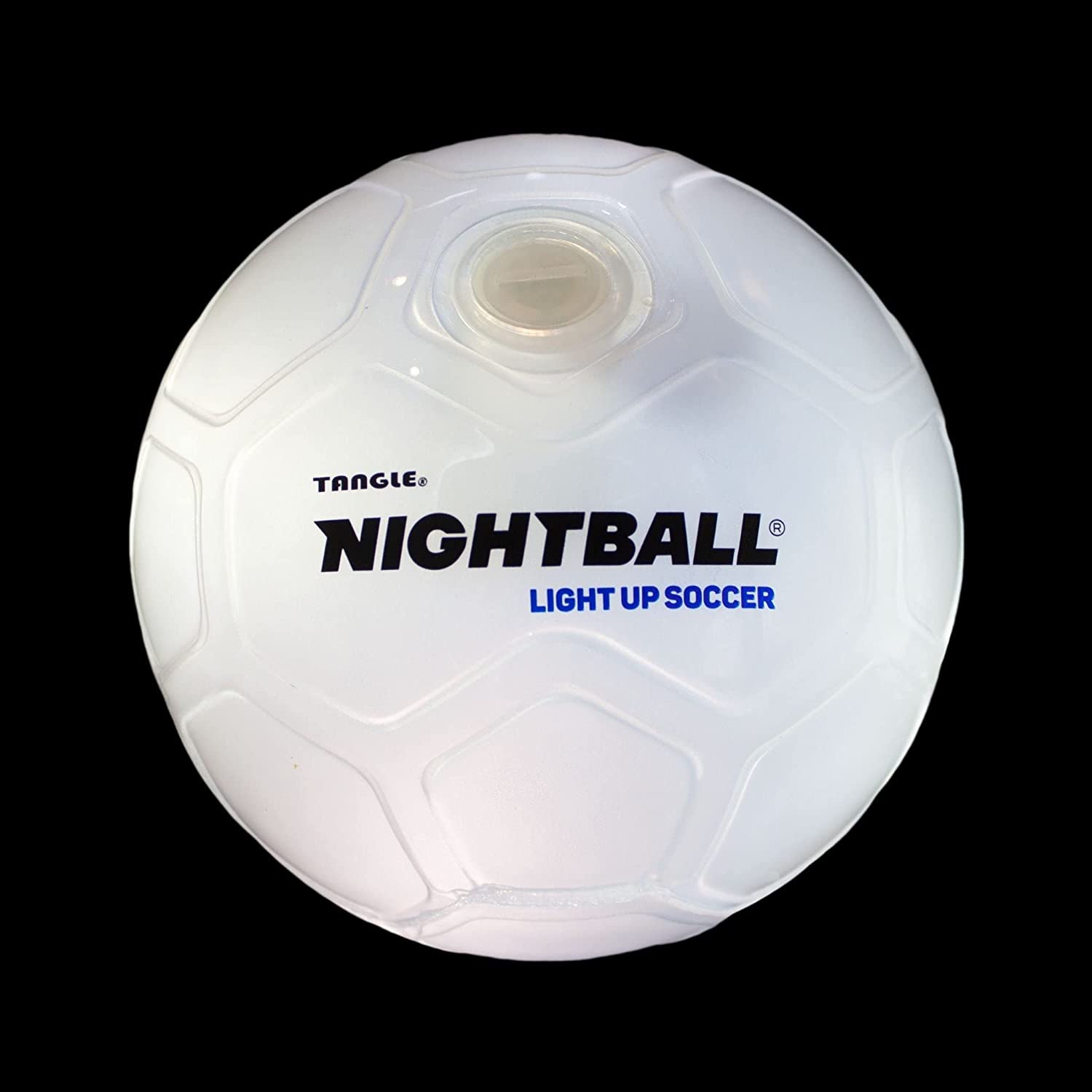 Tangle-Nightball Glow in the Dark Light Up Soccer Ball White-12811-Legacy Toys