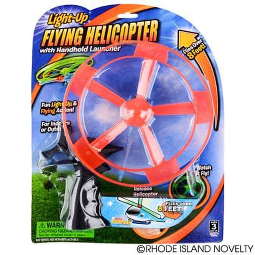 The Toy Network-Light Up Rip Cord Helicopter-TY-HELED-Legacy Toys
