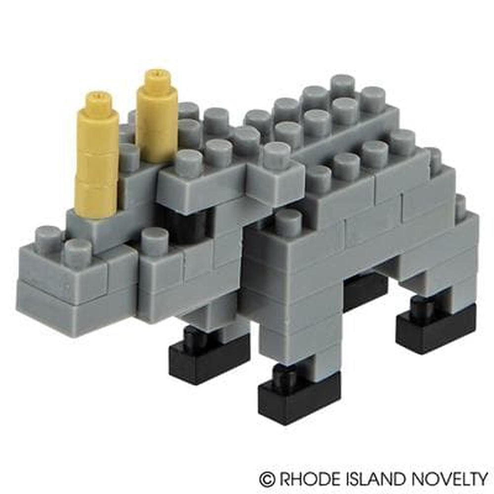The Toy Network-Mini Blocks - Rhinoceros 53 Pieces-AM-MBRHI-Legacy Toys