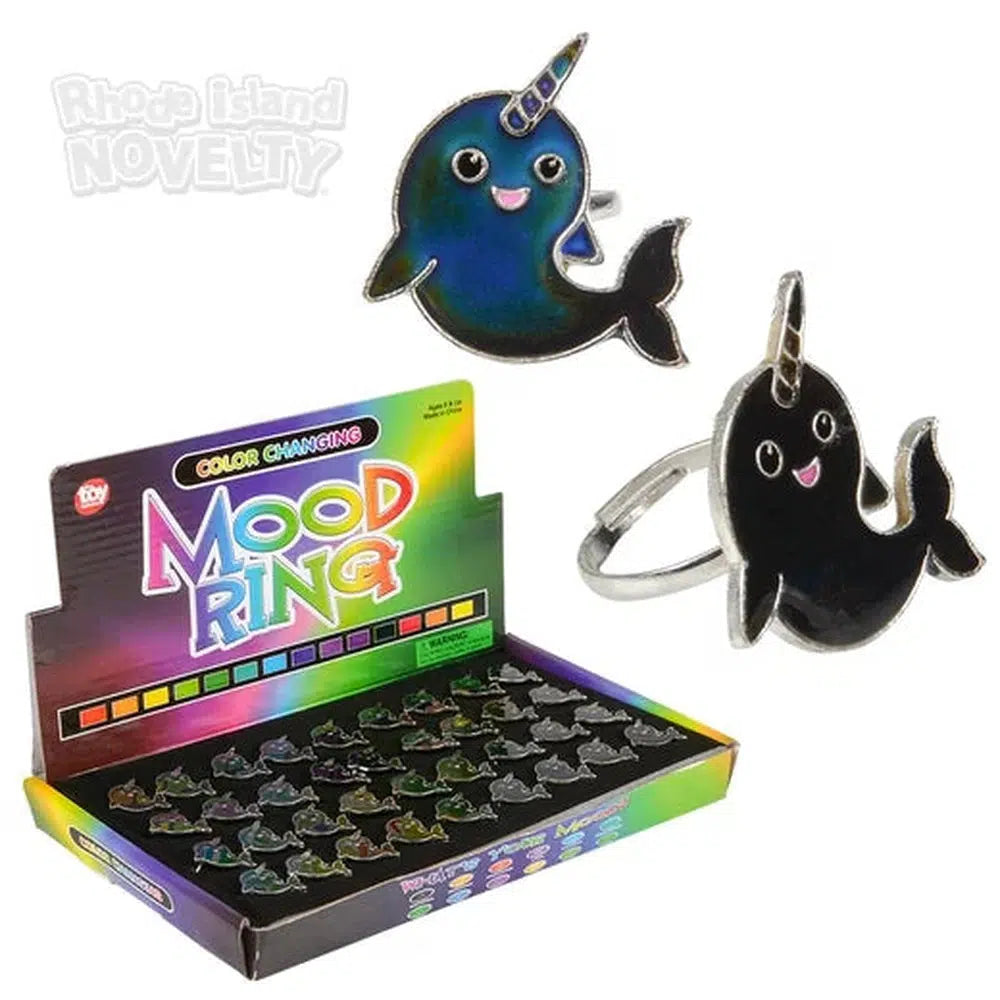 The Toy Network-Narwhal Mood Ring--Legacy Toys