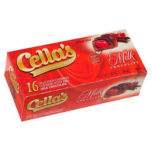 Tootsie-Cella's Milk Chocolate Covered Cherries 8 oz. Box-19-Single-Legacy Toys